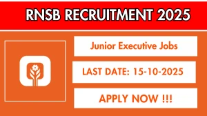 RNSB Junior Executive Recruitment 2025 - Apply Online RNSB Junior Executive Recruitment 2025 - Apply Online