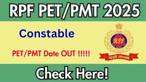 RPF Constable PET/PMT 2025 Date Released for 4208 Posts – Check Details RPF Constable PET/PMT 2025 Date Released for 4208 Posts – Check Details