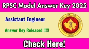 RPSC Assistant Engineer Model Answer Key 2025 Released – Download at rpsc.rajasthan.gov.in RPSC Assistant Engineer Model Answer Key 2025 Released – Download at rpsc.rajasthan.gov.in