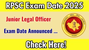 RPSC Junior Legal Officer Exam Date 2025 Announced at rpsc.rajasthan.gov.in Exam details here