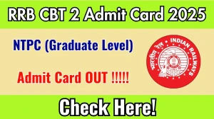 RRB NTPC Graduate CBT 2 Admit Card Out on Oct 9 at rrbcd.gov.in Direct Link to Download RRB NTPC CBT 2 Hall Ticket Here RRB NTPC Graduate CBT 2 Admit Card Out on Oct 9 at rrbcd.gov.in Direct Link to Download RRB NTPC CBT 2 Hall Ticket Here