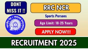 RRC NCR Sports Persons Recruitment 2025 - Apply Online for 46 Posts