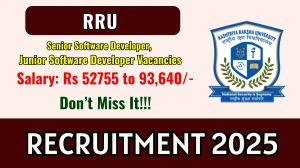 RRU Senior Recruitment 2025 - Apply Offline for 02 Software Developer, Junior Software Developer Posts