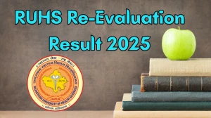 RUHS Re-Evaluation Result 2025 Declared at ruhsraj.org Direct Link to Download Result
