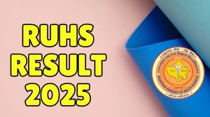 RUHS Result 2025 Out at ruhsraj.org Direct Link to Download 4th Semester Result