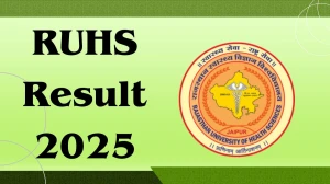 RUHS Result 2025 Out at ruhsraj.org Direct Link to Download MBBS Result