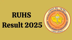 RUHS Result 2025 Out at ruhsraj.org Direct Link to Download UG Course Result