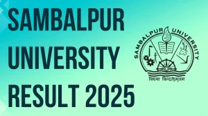 Sambalpur University Result 2025 Declared at suniv.ac.in Direct Link to Download UG Course Result