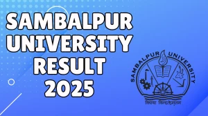 Sambalpur University Result 2025 Out at suniv.ac.in Direct Link to Download 1st Semester Result