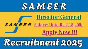 SAMEER Director General Recruitment 2025 - Apply Offline