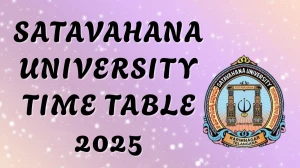 Satavahana University Time Table 2025 Announced For LLB and LLM @ satavahana.ac.in Details Here