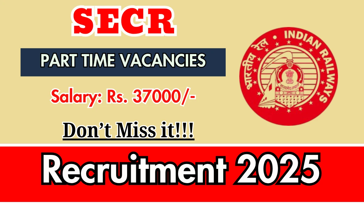 SECR Part Time Homeopathic Consultant Recruitment 2025 – Walk in for 01 Posts SECR Part Time Homeopathic Consultant Recruitment 2025 – Walk in for 01 Posts