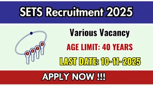 SETS Recruitment 2025 - Apply Offline for 04 Assistant, System Administrator and More Posts