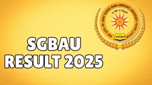 SGBAU Result 2025 Out at sgbau.ucanapply.com Direct Link to Download 4th Sem Result SGBAU Result 2025 Out at sgbau.ucanapply.com Direct Link to Download 4th Sem Result