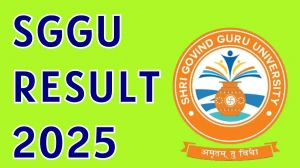 SGGU Result 2025 Out at sggu.ac.in Direct Link to Download UG and PG Course Result