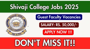 Shivaji College Delhi University Guest Faculty Recruitment 2025 – Walk in for 02 Posts Shivaji College Delhi University Guest Faculty Recruitment 2025 – Walk in for 02 Posts