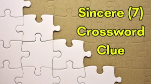 Sincere Crossword Clue Irish Daily Mail Quick 7 letters Answer