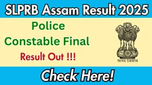 SLPRB Assam Police Constable Final Result 2025 Out at slprbassam.in, Direct Link to Download Result PDF Here