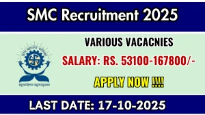 SMC Recruitment 2025 - Apply Online for 27 Gynecologist, Medical Officer and More Posts SMC Recruitment 2025 - Apply Online for 27 Gynecologist, Medical Officer and More Posts