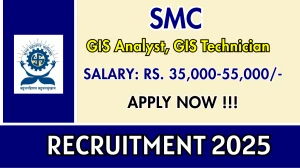 SMC Recruitment 2025 – Walk in for 02 GIS Analyst, GIS Technician Posts SMC Recruitment 2025 – Walk in for 02 GIS Analyst, GIS Technician Posts