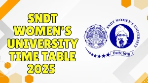 SNDT Women\'s University Time Table 2025 Out for 1st, 2nd, 3rd, 4th, 5th, 6th Sem @ sndt.ac.in Details Here