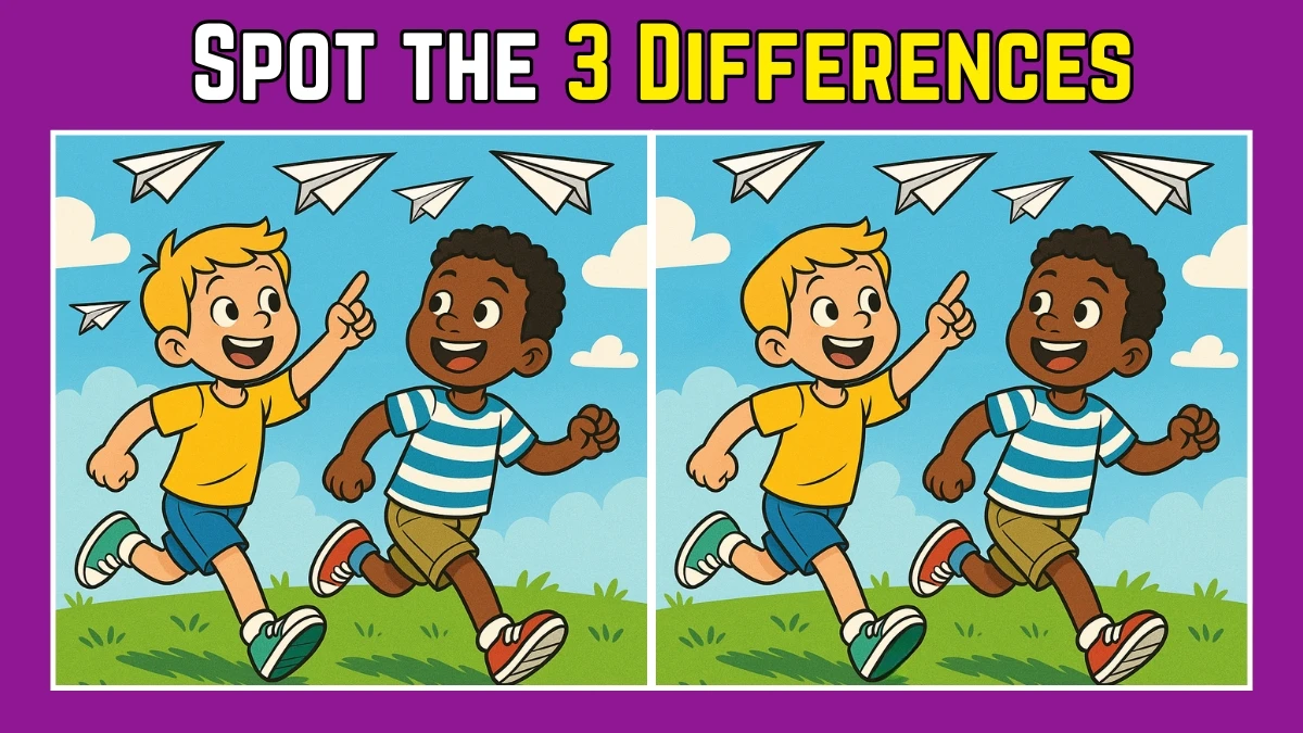 Spot The Difference: Can you spot 3 differences in 9 seconds?