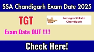 SSA Chandigarh TGT Exam Date 2025 Announced at samagra.education.gov.in Exam details here