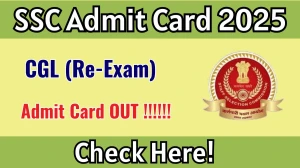 SSC CGL Re-Exam Admit Card 2025 OUT Download Hall Ticket at ssc.gov.in SSC CGL Re-Exam Admit Card 2025 OUT Download Hall Ticket at ssc.gov.in