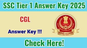 SSC CGL Tier 1 Answer Key 2025 Today – Download PDF at ssc.gov.in SSC CGL Tier 1 Answer Key 2025 Today – Download PDF at ssc.gov.in