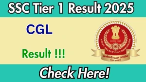 SSC CGL Tier 1 Result 2025 – Expected Release & Check at ssc.gov.in SSC CGL Tier 1 Result 2025 – Expected Release & Check at ssc.gov.in