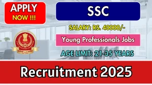 SSC Young Professionals Recruitment 2025 - Apply Online for 05 Posts by Oct 22 SSC Young Professionals Recruitment 2025 - Apply Online for 05 Posts by Oct 22