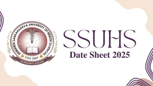 SSUHS Date Sheet 2025 Out for UG Course @ ssuhs.in Details Here SSUHS Date Sheet 2025 Out for UG Course @ ssuhs.in Details Here