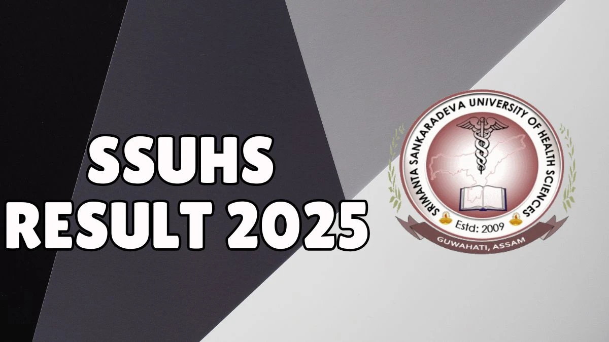 SSUHS Result 2025 Declared at ssuhs.in Direct Link to Download UG Course Result SSUHS Result 2025 Declared at ssuhs.in Direct Link to Download UG Course Result