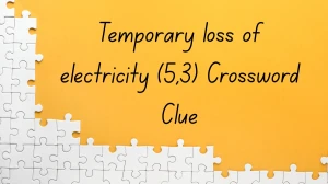 Temporary loss of electricity Crossword Clue Irish Daily Mail Quick (5,3) letters Answer