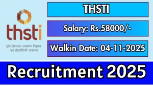 THSTI Post-Doctoral Fellow Recruitment 2025 – Walk in for 1 Posts