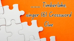 ___ Timberlake, singer Crossword Clue Irish Daily Mail Quick 6 letters Answer