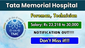 TMC Recruitment 2025 – Walk in for Foreman, Technician Posts