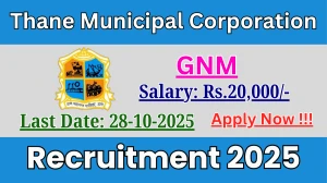 TMC GNM Recruitment 2025 - Apply Offline for 51 Posts