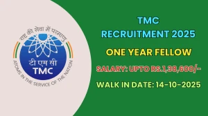 TMC One Year Fellow Recruitment 2025 – Walk in