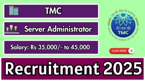 TMC Server Administrator Recruitment 2025 – Walk in TMC Server Administrator Recruitment 2025 – Walk in
