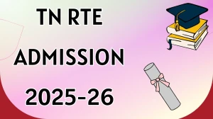 TN RTE Admission 2025-26: Apply Online, Dates, Eligibility and 25% School Quota Details