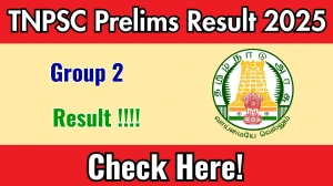 TNPSC Group 2 Prelims Result 2025 – Merit List & PDF Download TNPSC Group 2 Prelims Result 2025 – Merit List & PDF Download