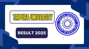 Tripura University Result 2025 Out at tripurauniv.ac.in Direct Link to Download 2nd, 4th, 7th Sem Result