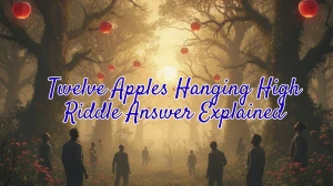 Twelve Apples Hanging High Riddle Answer Explained