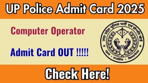 UP Police Computer Operator Admit Card 2025 OUT Download Hall Ticket at uppbpb.gov.in