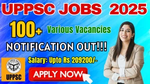 UPPSC Recruitment 2025 - Apply Online for 109 Reader, Inspector and Other Posts