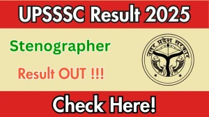UPSSSC Stenographer Result 2025 Out at upsssc.gov.in, Direct Link to Download Result PDF Here UPSSSC Stenographer Result 2025 Out at upsssc.gov.in, Direct Link to Download Result PDF Here