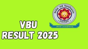 VBU Result 2025 Out at vbu.ac.in Direct Link to Download 2nd, 4th Sem Result VBU Result 2025 Out at vbu.ac.in Direct Link to Download 2nd, 4th Sem Result