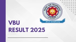 VBU Result 2025 Out at vbu.ac.in Direct Link to Download 5th, 6th Sem Result