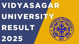 Vidyasagar University Result 2025 Out at vidyasagar.ac.in Direct Link to Download 3rd and 6th Semester Result